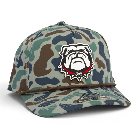 Georgia Bulldogs UGA 3D Duck Camo Rope Hat- Mallard