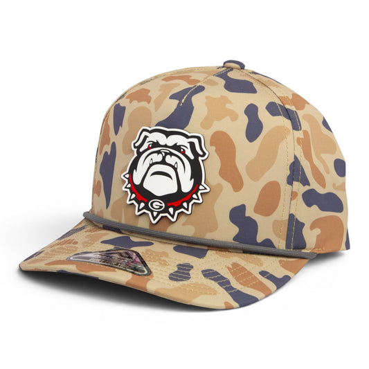 Georgia Bulldogs UGA 3D Duck Camo Rope Hat- Canyon