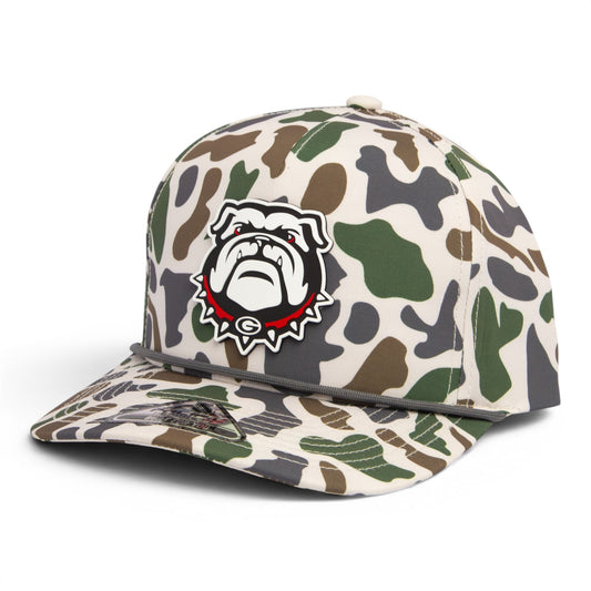 Georgia Bulldogs UGA 3D Duck Camo Rope Hat- Timberline