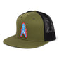 Houston Oilers 3D Wool Blend Flat Bill Hat- Loden/ Black