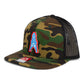 Houston Oilers 3D Wool Blend Flat Bill Hat- Army Camo/ Black