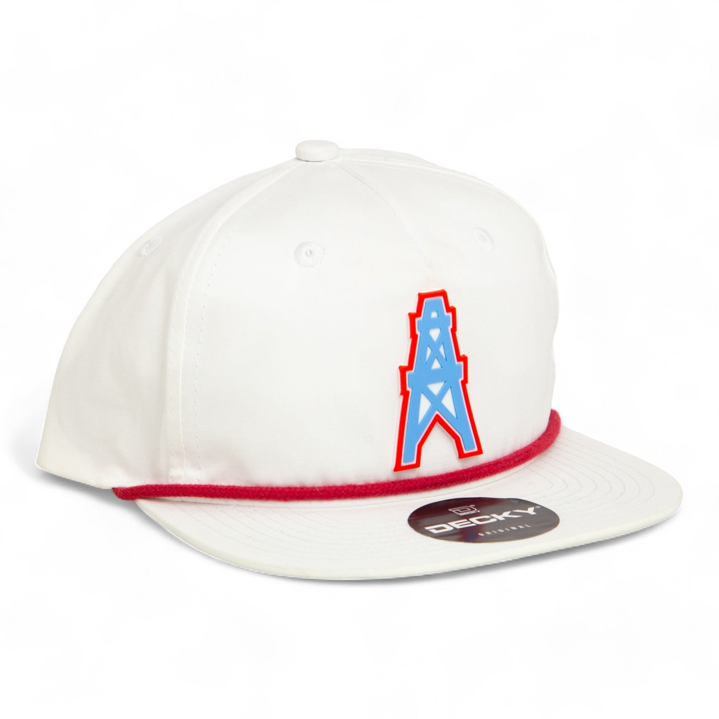 Houston Oilers 3D Classic Rope Hat- White/ Red