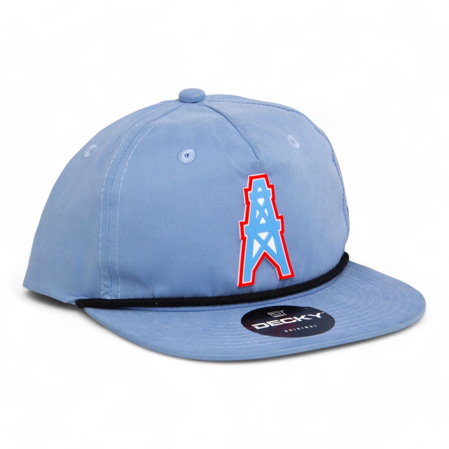 Houston Oilers 3D Classic Rope Hat- Sky/ Black