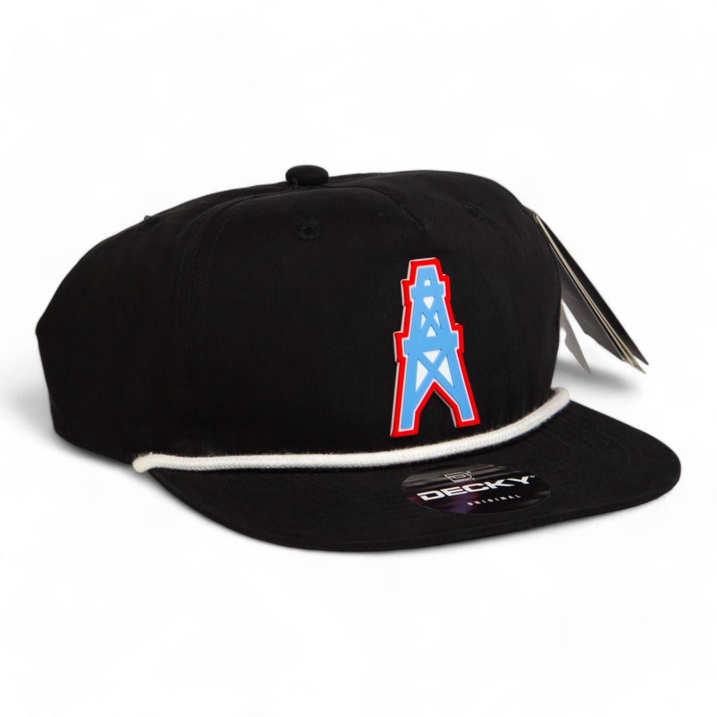 Houston Oilers 3D Classic Rope Hat- Black/ White