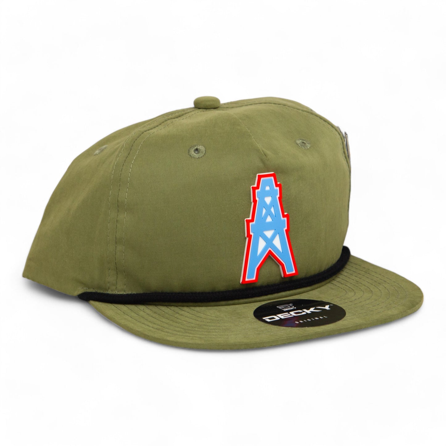 Houston Oilers 3D Classic Rope Hat- Loden/ Black