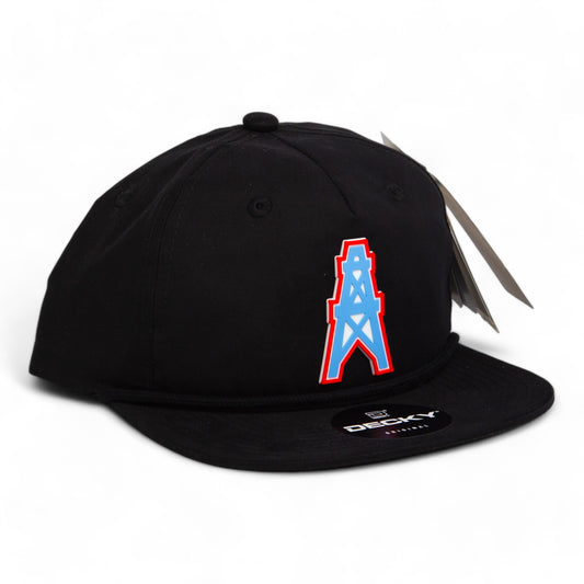 Houston Oilers 3D Classic Rope Hat- Black