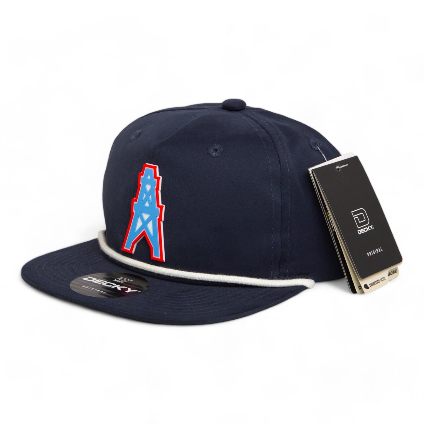 Houston Oilers 3D Classic Rope Hat- Navy/ White