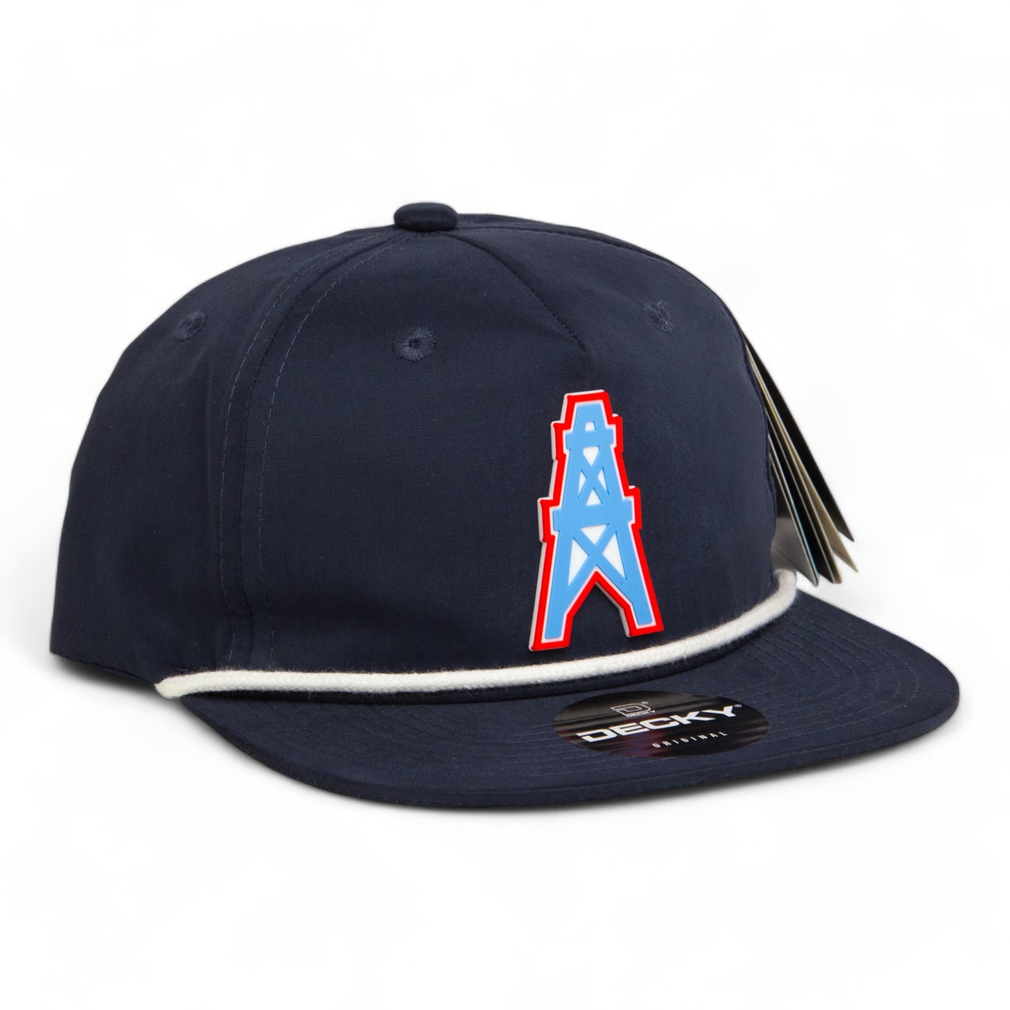 Houston Oilers 3D Classic Rope Hat- Navy/ White