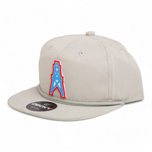 Houston Oilers 3D Classic Rope Hat- Grey