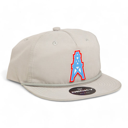 Houston Oilers 3D Classic Rope Hat- Grey