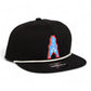 Houston Oilers 3D Perforated Rope Hat- Black/ White