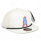 Houston Oilers 3D Perforated Rope Hat- White/ Black