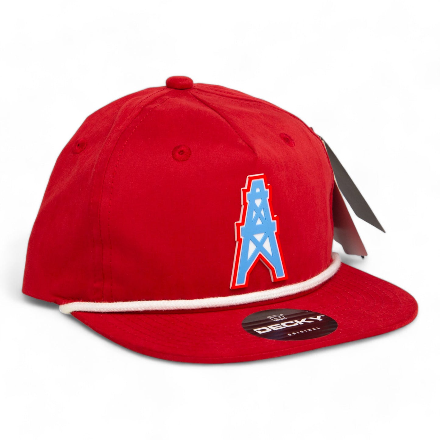 Houston Oilers 3D Classic Rope Hat- Red/ White