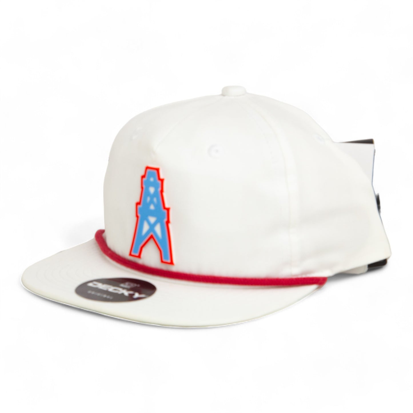 Houston Oilers 3D Classic Rope Hat- White/ Red