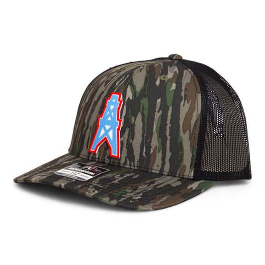 Houston Oilers 3D Snapback Trucker Hat- Realtree Original/ Black