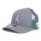 Houston Oilers 3D Snapback Trucker Hat- Heather Grey/ Stars & Stripes