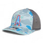 Houston Oilers 3D Snapback Trucker Hat- Saltwater Duck Camo/ Charcoal