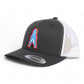 Houston Oilers 3D YP Snapback Trucker Hat- Charcoal/ White