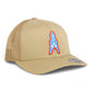 Houston Oilers 3D YP Snapback Trucker Hat- Tan