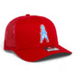 Houston Oilers 3D Snapback Trucker Hat- Red