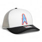 Houston Oilers 3D Snapback Trucker Hat- White/ Silver/ Black