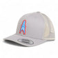 Houston Oilers 3D YP Snapback Trucker Hat- Silver