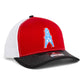 Houston Oilers 3D Snapback Trucker Hat- Red/ White/ Black