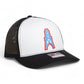 Houston Oilers 3D Snapback Trucker Hat- White/ Black