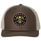Denver Nuggets 3D Patch Snapback Trucker Hat- Brown/ Khaki - Ten Gallon Hat Co.