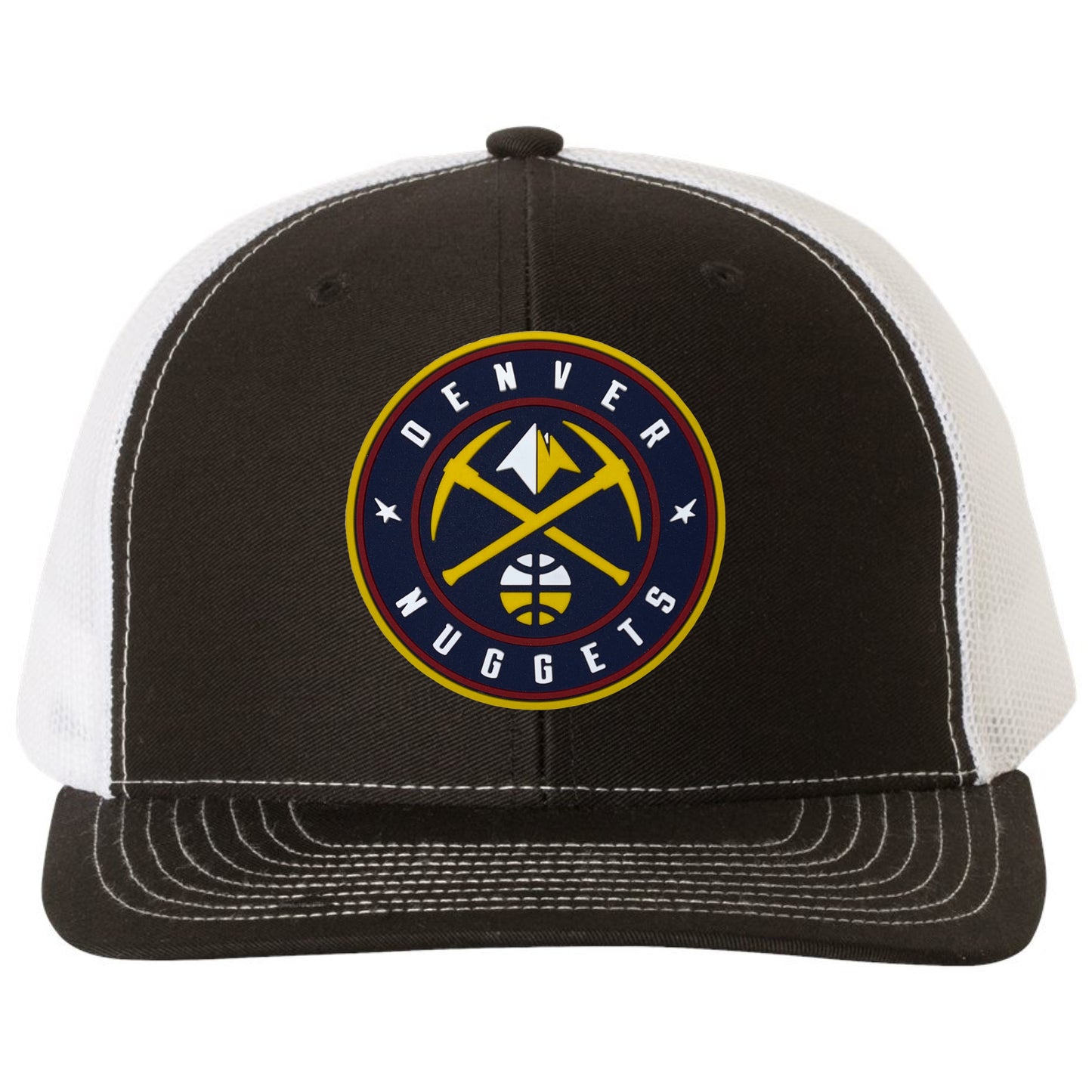 Denver Nuggets 3D YP Snapback Trucker Hat- Black/ White - Ten Gallon Hat Co.