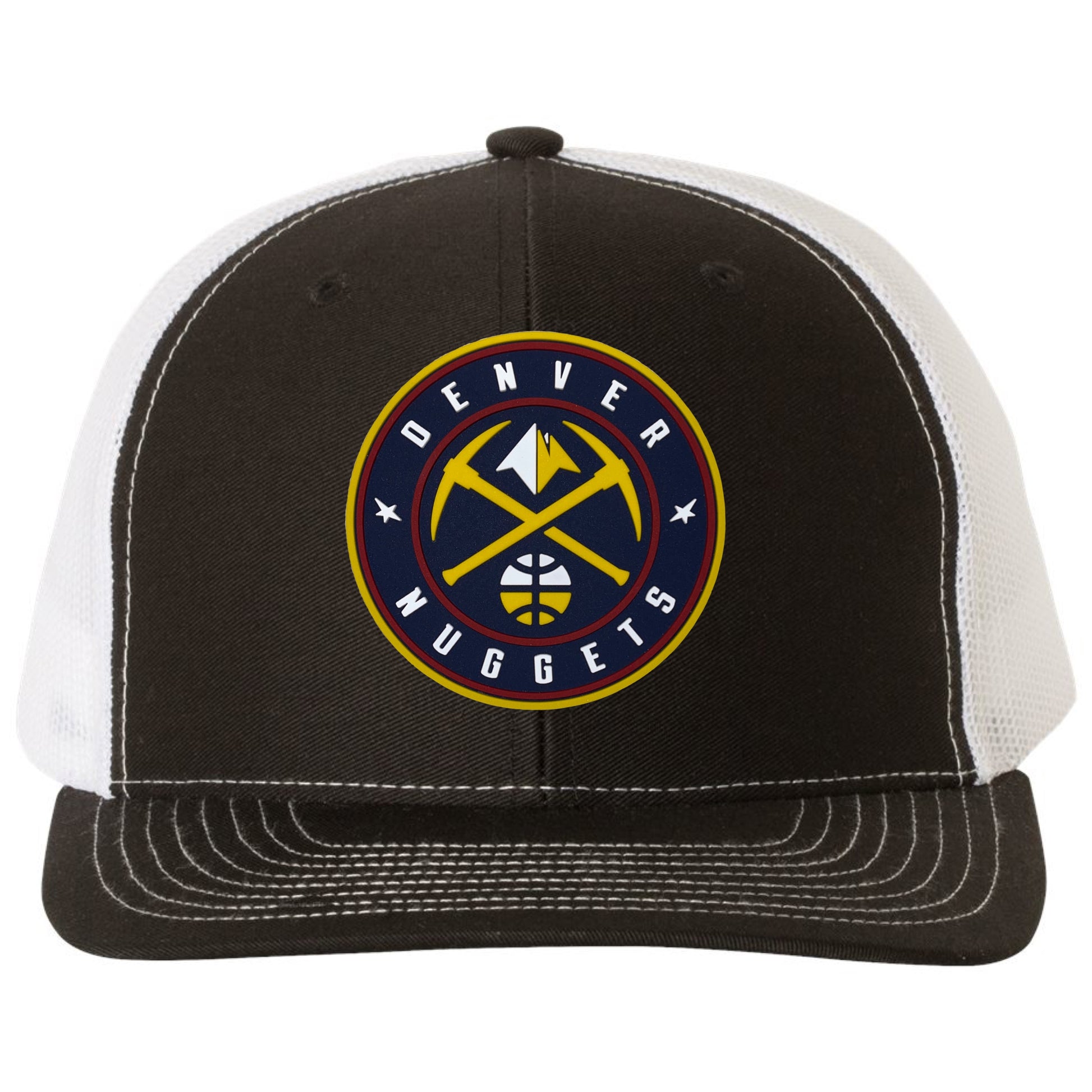 Denver Nuggets 3D Snapback Trucker Hat- Black/ White - Ten Gallon Hat Co.