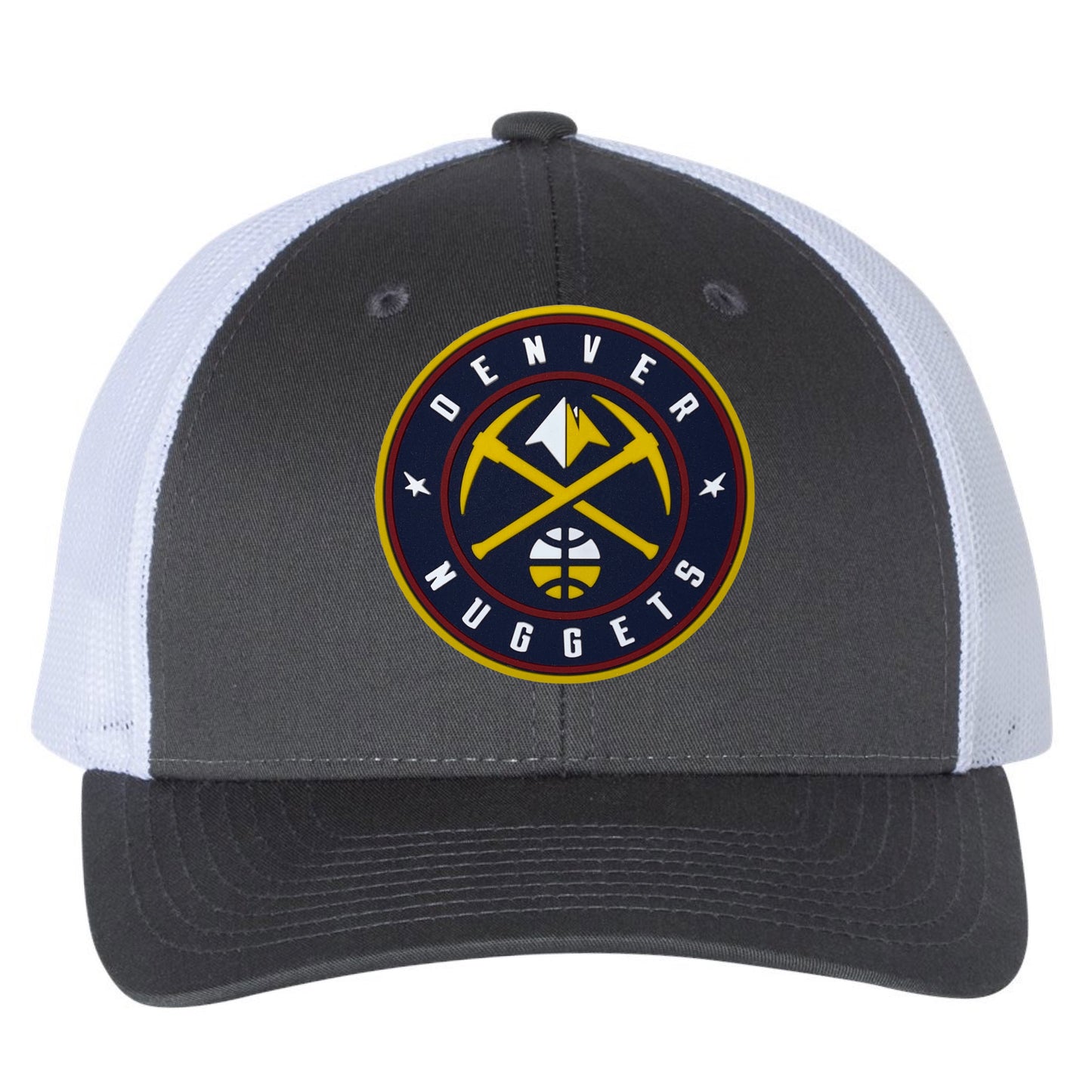 Denver Nuggets 3D Snapback Trucker Hat- Charcoal/ White - Ten Gallon Hat Co.