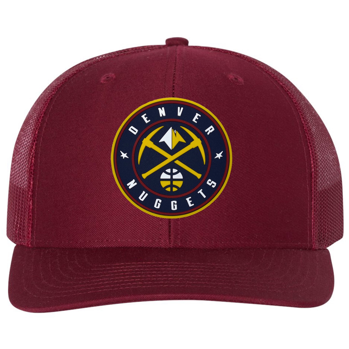 Denver Nuggets 3D Snapback Trucker Hat- Cardinal - Ten Gallon Hat Co.