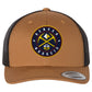 Denver Nuggets 3D YP Snapback Trucker Hat- Caramel/ Black - Ten Gallon Hat Co.