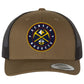 Denver Nuggets 3D YP Snapback Trucker Hat- Coyote Brown/ Black - Ten Gallon Hat Co.