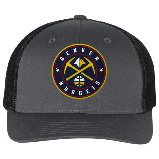 Denver Nuggets 3D YP Snapback Trucker Hat- Charcoal - Ten Gallon Hat Co.