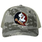 Florida State Seminoles 3D Patterned Snapback Trucker Hat- Military Digital Camo - Ten Gallon Hat Co.