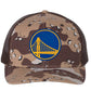 Golden State Warriors 3D Patterned Snapback Trucker Hat- Desert Camo/ Brown - Ten Gallon Hat Co.