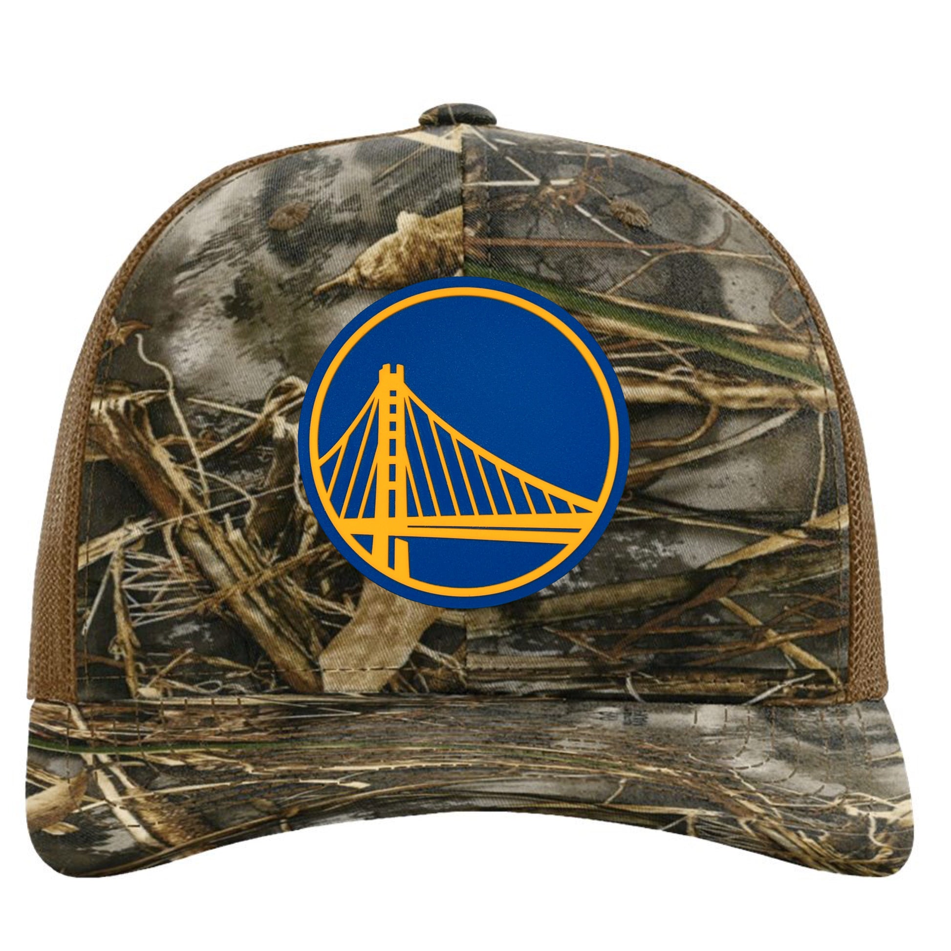 Golden State Warriors Patterned Snapback Trucker Hat-Realtree Max-7/ Buck - Ten Gallon Hat Co.