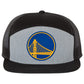 Golden State Warriors 3D Seven-Panel Trucker Hat- Heather Grey/ Black - Ten Gallon Hat Co.