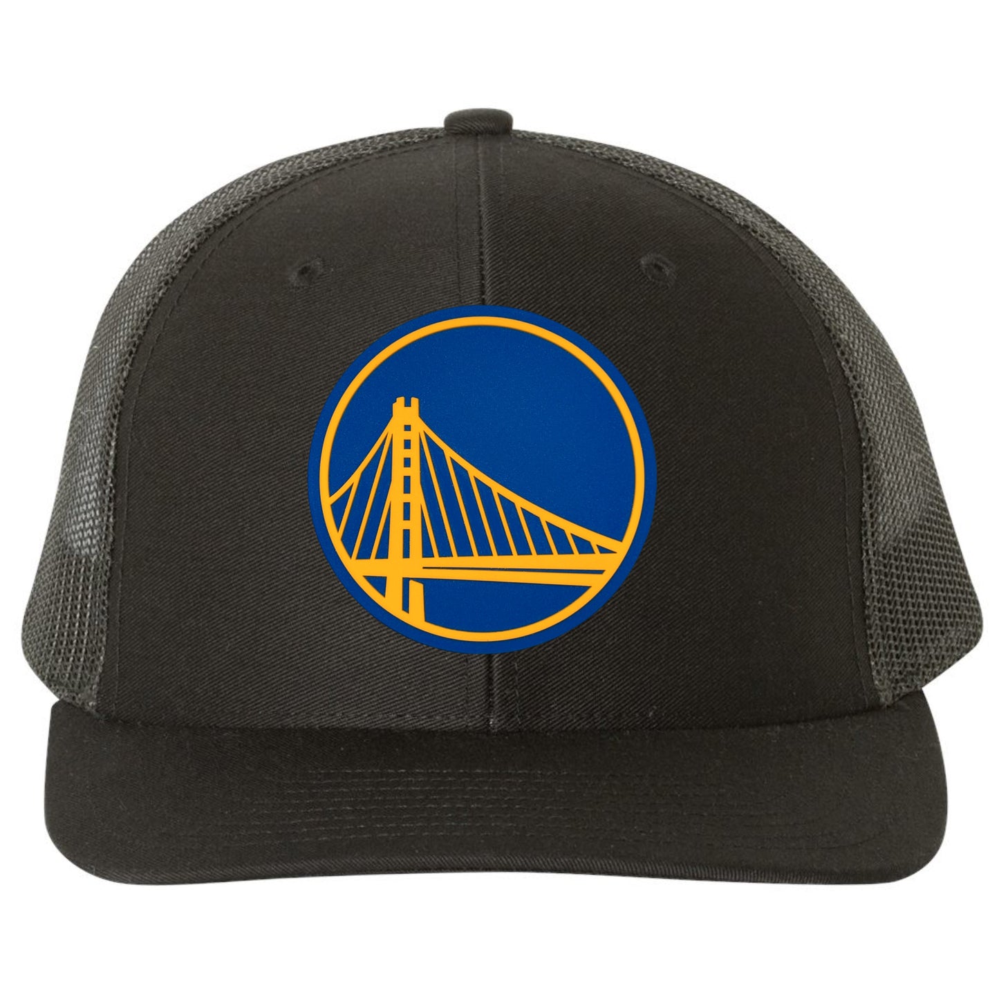 Golden State Warriors 3D Snapback Trucker Hat- Black - Ten Gallon Hat Co.