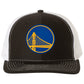 Golden State Warriors 3D Snapback Trucker Hat- Black/ White - Ten Gallon Hat Co.