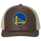 Golden State Warriors 3D YP Snapback Trucker Hat- Brown/ Tan - Ten Gallon Hat Co.