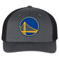 Golden State Warriors 3D YP Snapback Trucker Hat- Charcoal/ Black - Ten Gallon Hat Co.