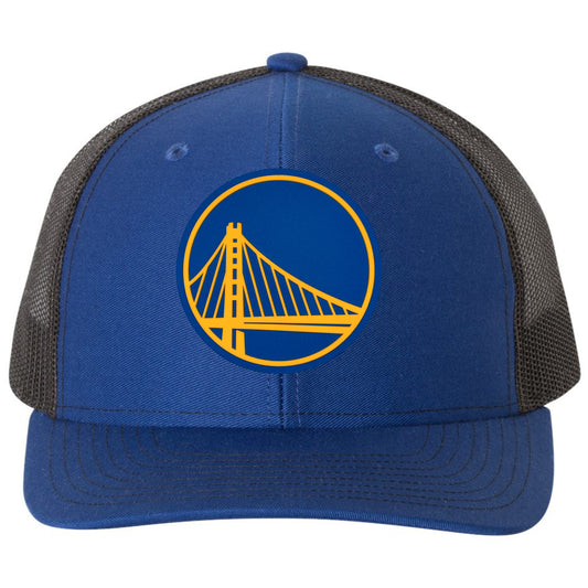 Golden State Warriors 3D Snapback Trucker Hat- Royal/ Black - Ten Gallon Hat Co.