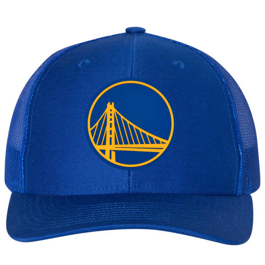 Golden State Warriors 3D Snapback Trucker Hat- Royal - Ten Gallon Hat Co.