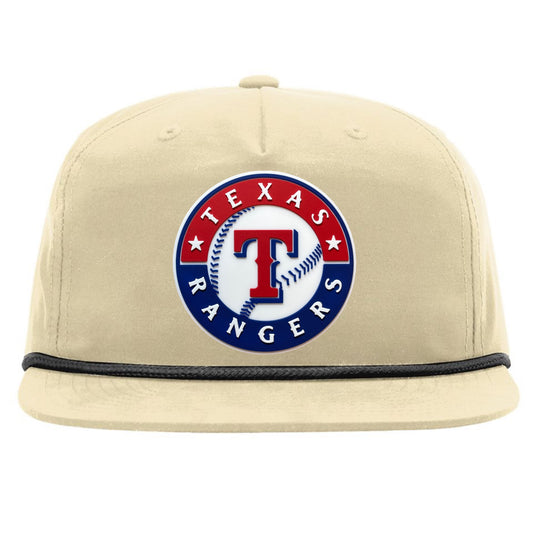 Texas Rangers 2023 World Series 3D Classic Rope Hat- Birch/ Black - Ten Gallon Hat Co.