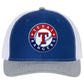 Texas Rangers 2023 World Series 3D Snapback Trucker Hat- Royal/ White/ Heather Grey - Ten Gallon Hat Co.