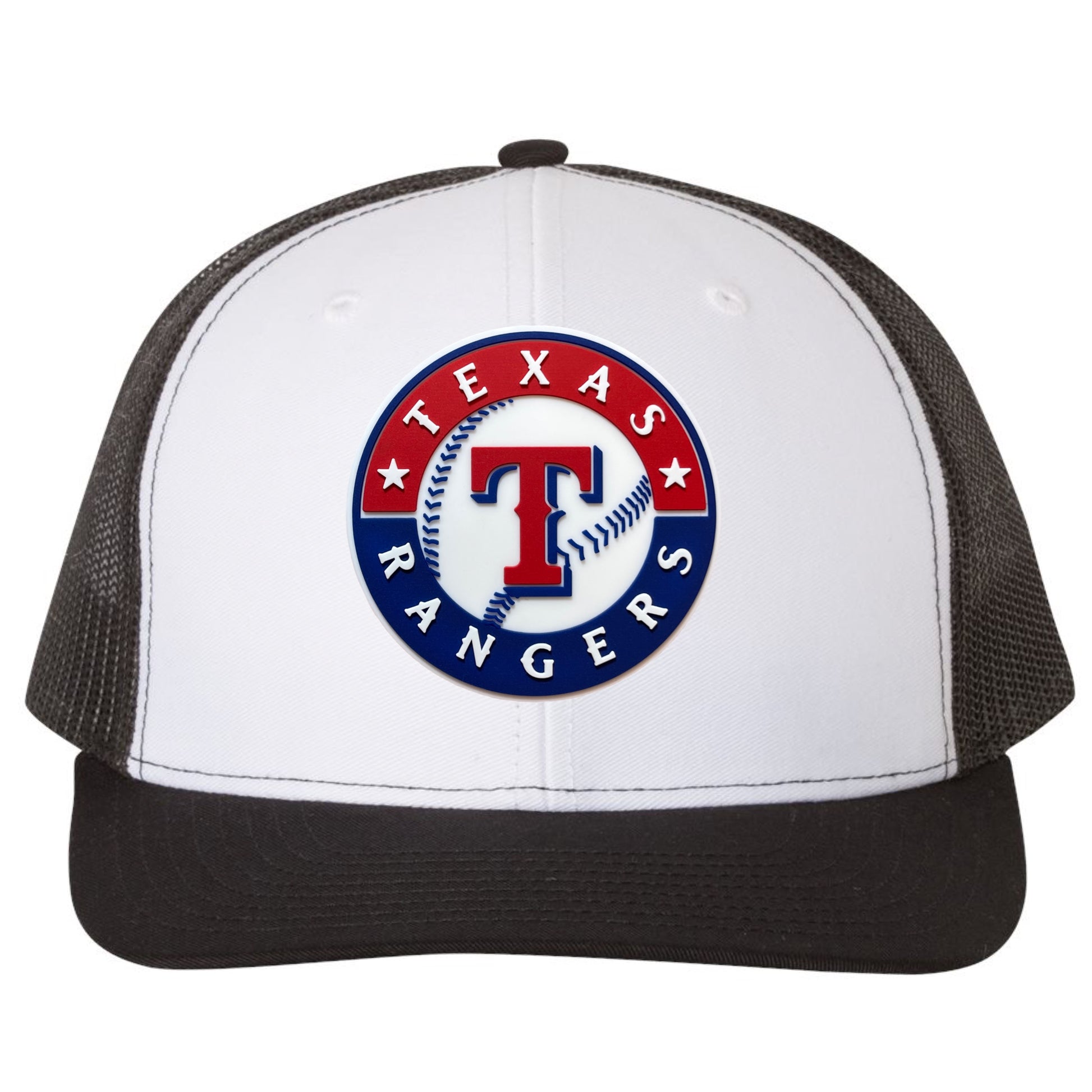 Texas Rangers 2023 World Series 3D YP Snapback Trucker Hat- White/ Black - Ten Gallon Hat Co.