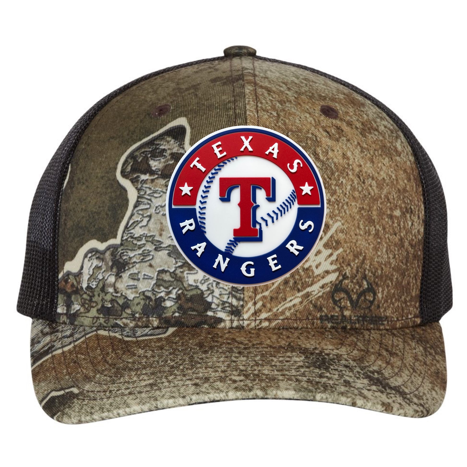 Texas Rangers 2023 World Series Snapback Trucker Hat- Realtree Excape/ Black - Ten Gallon Hat Co.
